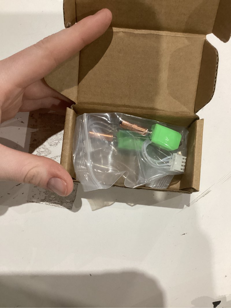Condition photo showing New/Like New for upgraded 0.4mm kobra s1 hotend with ceramic heating rod, new thermistor prevents fracture, s1 extruder hotend hardened steel nozzle, rapid replacement for anycubic s1 3d printer nozzle kit(2pcs) 2pcs 0.4mm hotend