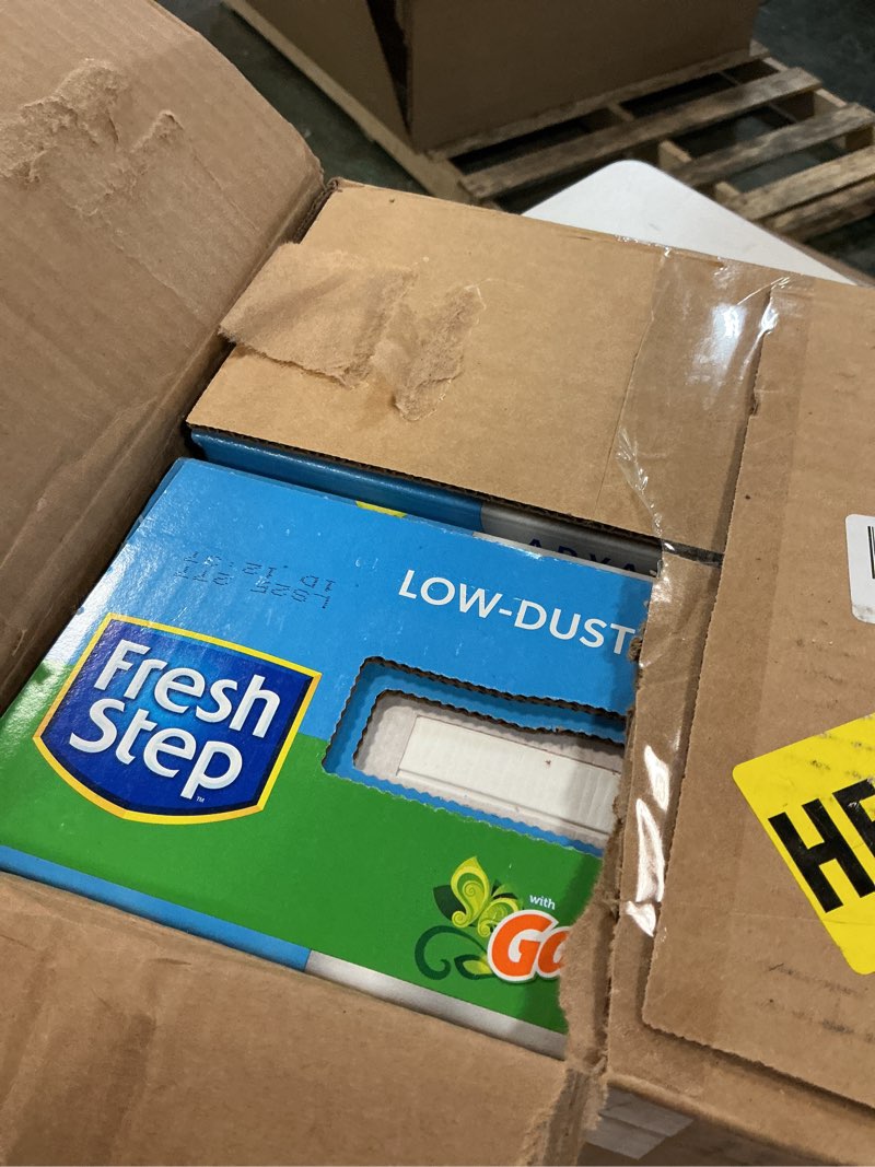 Condition photo showing Good Condition for fresh step advanced odor shield multi cat clumping litter with febreze freshness, low dust, odor control with ammonia block tech, compatible in automatic litter boxes, 37 lb. (2 x 18.5 lb.) gain