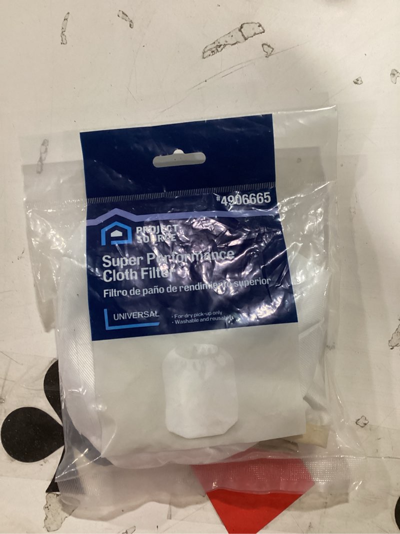 Condition photo showing Good Condition for Project Source Reusable Large Dry Shop Vacuum Pre-filter