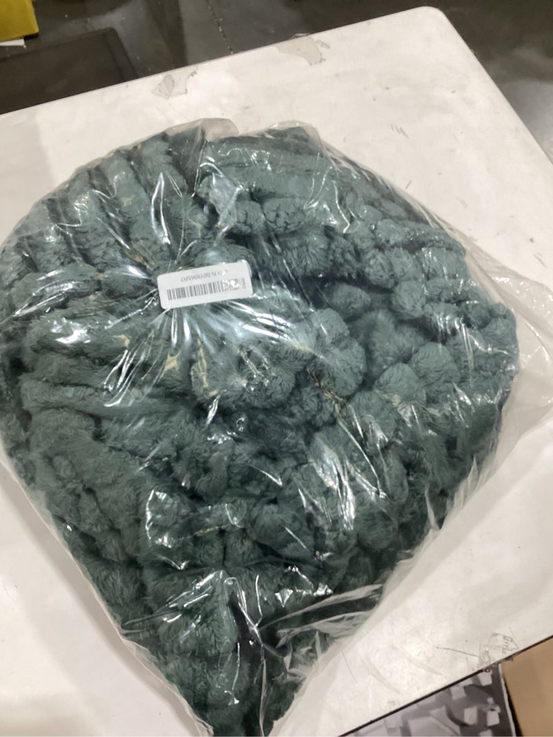 Condition photo showing Good Condition for Bedsure GentleSoft Mallard Green Fleece Blanket for Couch - Cozy Soft Blankets for Women, Cute Small Throws for Girls, 60x80 Inches Mallard Green Twin (60" x 80")