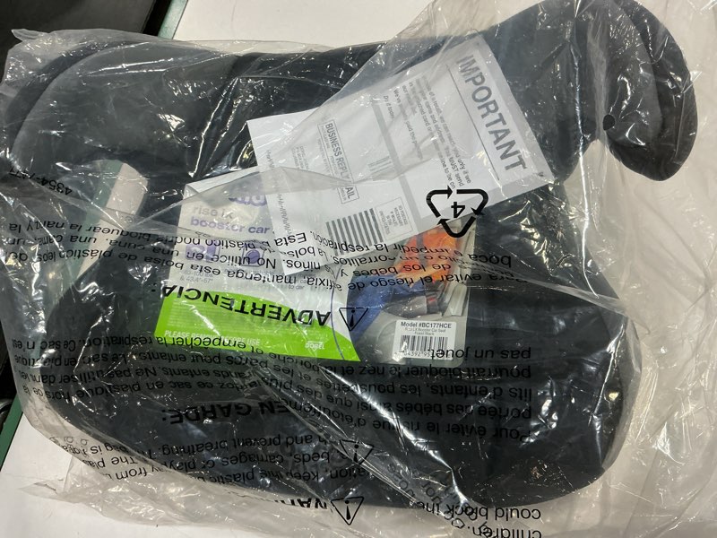 Condition photo showing Good Condition for cosco kids rise lx toddler booster car seat, fossil black