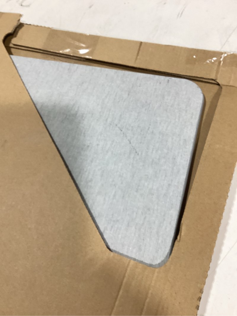 Condition photo showing Good Condition for stone bath mat, dries quickly, non-slip diatomaceous earth stone bath mats for bathroom, super absorbent stone shower mat, easy to clean, 23.5" x 15.5" light gray