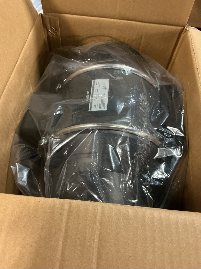 Condition photo showing Good Condition for FASDUNT 6 Inch Inline Duct Fan with EC Motor - High-Performance 45W, 2600rpm Speed, 430 CFM Airflow for Optimal Ventilation in Bathrooms, Kitchens & Grow Tent, 3D Printer 6 Inch Black