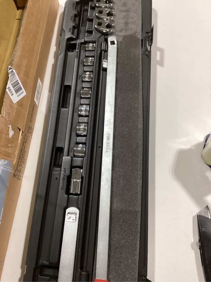 Condition photo showing Good Condition for Powerbuilt Serpentine Belt Tool Set, Remove and Install Car Vehicle Serpentine Belts, for Spring-Loaded, Accessories and Storage Case Included - 648629,Silver