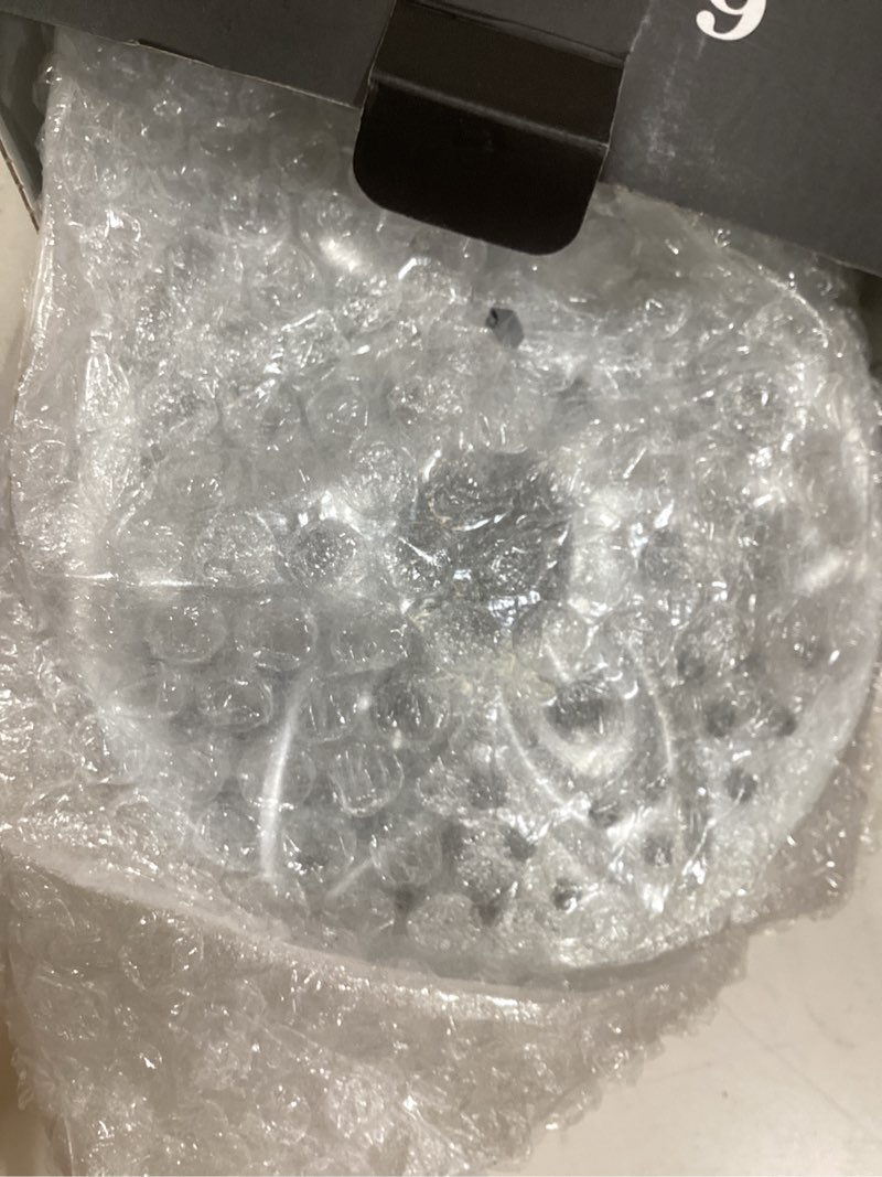 Condition photo showing New/Like New for 6-setting shower head with handheld, jdo high pressure hand held shower head, 4.7 inch chrome detachable showerhead set with 59 inch stainless steel hose and adjustable showerhead holder 6 modes chrome