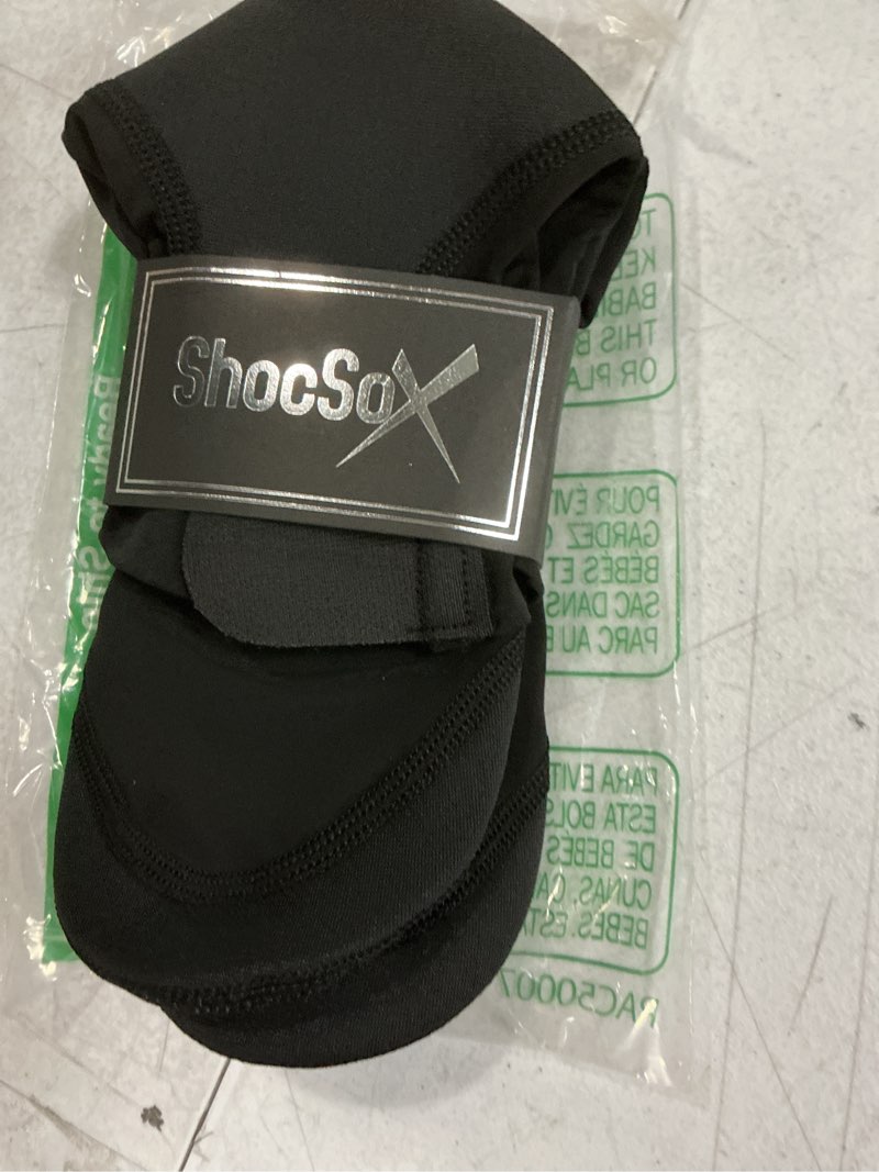 Condition photo showing Good Condition for shocsox sand socks for beach volleyball & soccer – reinforced sand volleyball socks with no-holes soles & maximum protection small old black