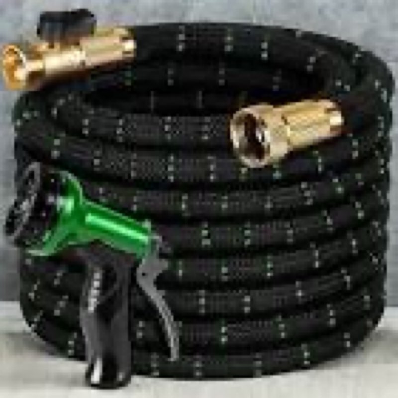 100ft expandable garden hose w/10 function spray nozzle, 2026 new superior strength water hoses, 3/4