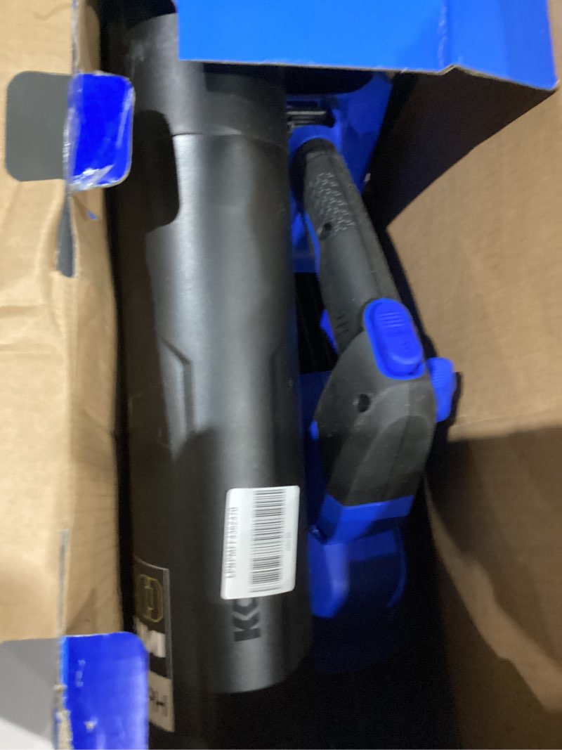 Condition photo showing As Is for Kobalt Gen4 40-Volt 520-CFM 120-MPH Brushless Handheld Cordless Electric Leaf Blower (Tool Only)