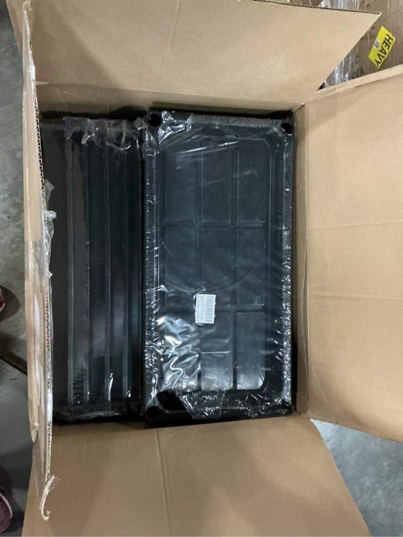 Condition photo showing New/Like New for rootrimmer 5-tier hydroponics growing system, plant stand, ebb and flow seedbeds, siphoning circulation watering for indoor/greenhouse, designed for seed starter nursery cell trays, plant pots?