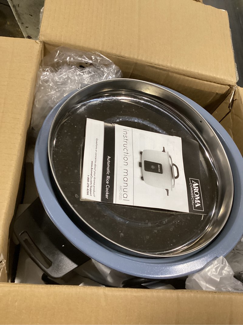 Condition photo showing As Is for AROMA® 20-Cup (Uncooked) / 40-Cup (Cooked)/ 7 Qt Commercial Rice Cooker and Warmer
