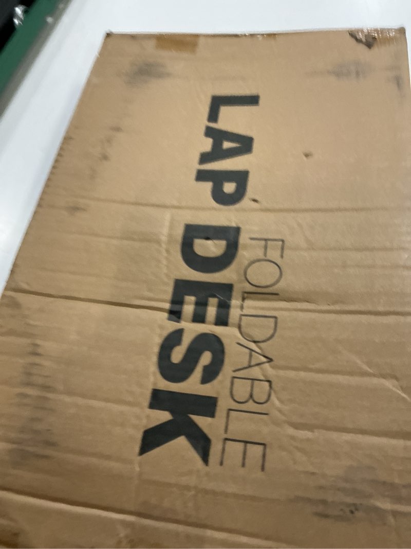 Condition photo showing New/Like New for Laptop Bed Tray Table, Laptop Stand, Portable Lap Desks with Foldable Legs, Reading Desk for Sofa Couch Floor - Medium Small