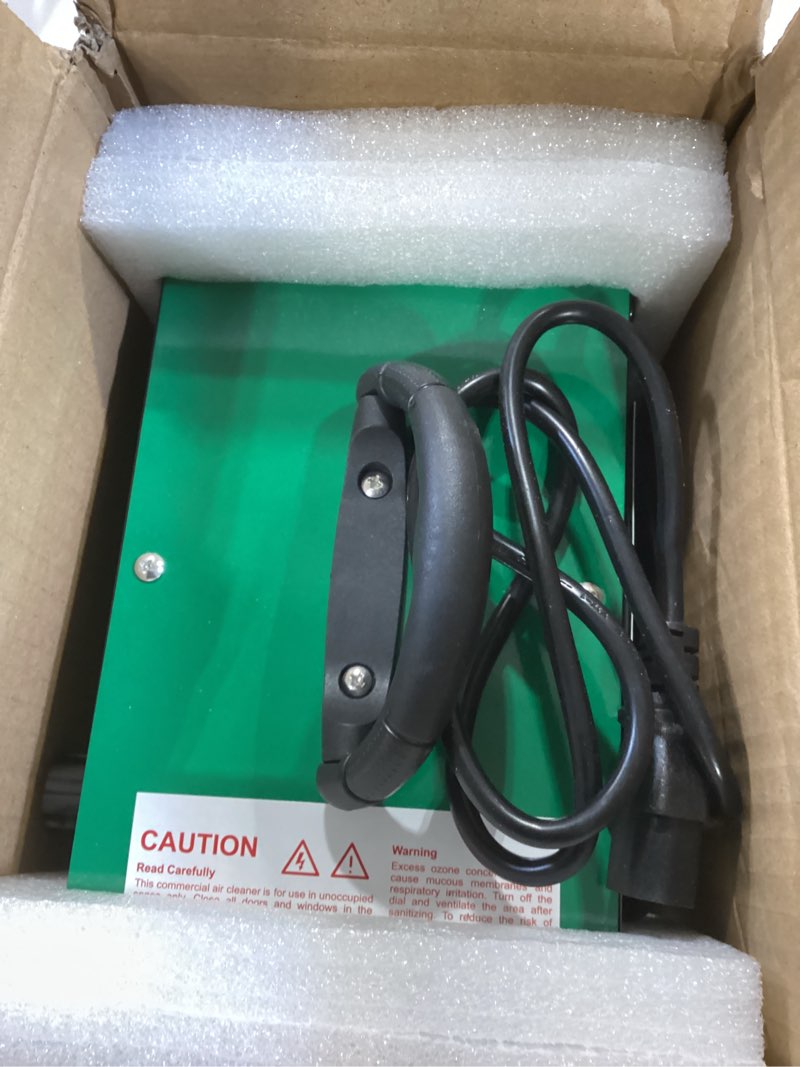 Condition photo showing Good Condition for ozone generator 45,000mg/h, industrial o3 deodorizer for areas of 2500 square feet - high capacity ozone machine air ionizer odor clean