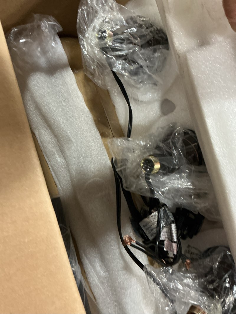 Condition photo showing Good Condition for edishine low voltage pathway lights wired, 12v 3w 120lm 3000k seed glass outdoor landscape lighting with connectors, orb waterproof electric led landscape path lights for walkway garden yard, 10 pack