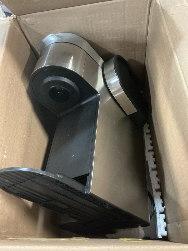 Condition photo showing As Is for keurig k-slim single serve k-cup pod coffee maker, multistream technology, 3 brew sizes, slim and sleek design, 46oz removable reservoir, silver