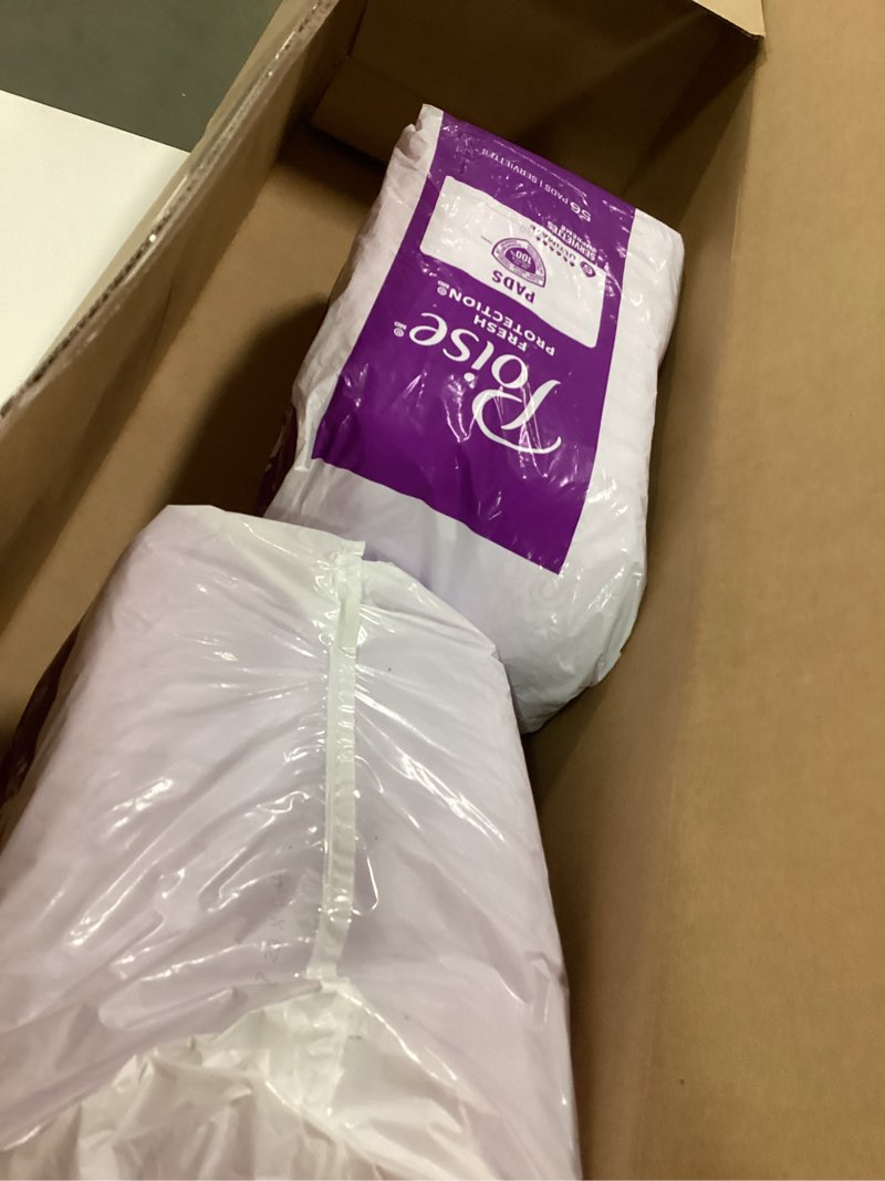 Condition photo showing As Is for Poise Incontinence & Postpartum Pads for Bladder Leaks, 6 Drop Ultimate Absorbency, Regular Length, 112 Count, Packaging May Vary Regular 112