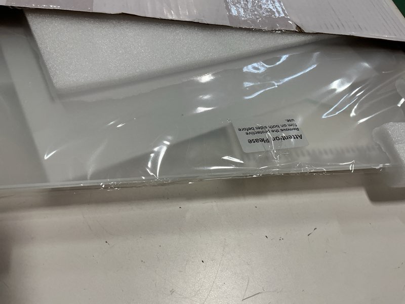 Condition photo showing Good Condition for Kalami 16x20 Acrylic Wall Mount Picture Frame Self Adhesive, No Drill Holes Floating Frameless Clear Photo Frame for Poster Art Display with Sliver Screws 1 16 x 20 in