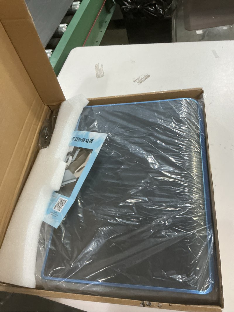 Condition photo showing Good Condition for Portable Car Seat Tray Table, Car Backseat Table, Adjustable Seat Back Laptop Desk, Foldable Telescopic Auto Backseat Food Trays Desk, for Working, Writing, Eating, Traveling