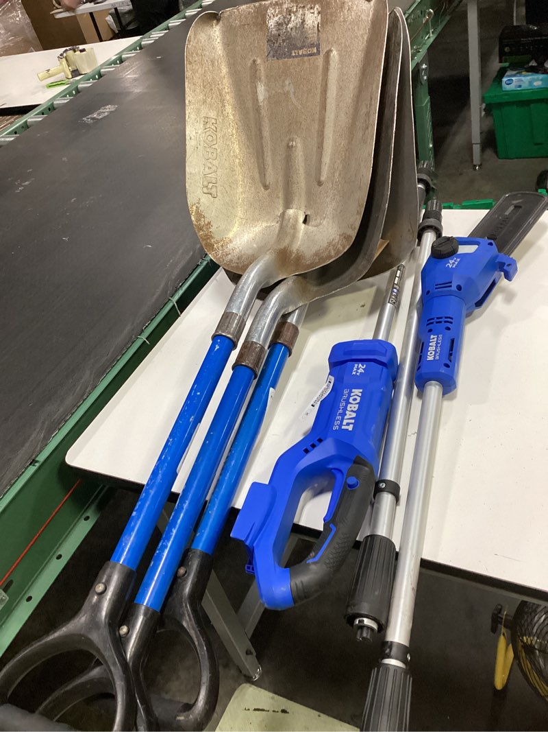 Condition photo showing As Is for title assorted home improvement lot (tool screw, home accessories,etc.)