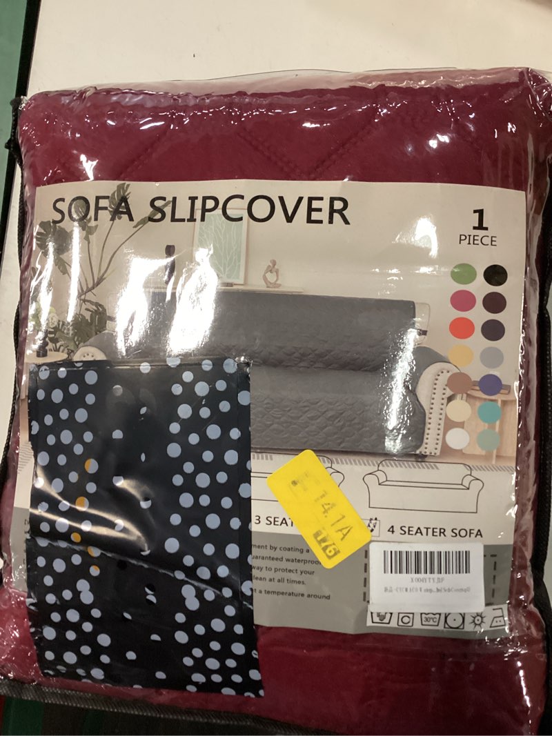 Condition photo showing Good Condition for 100% waterproof couch cover for pets large, sofa covers for 3 cushion couch washable, non slip couch