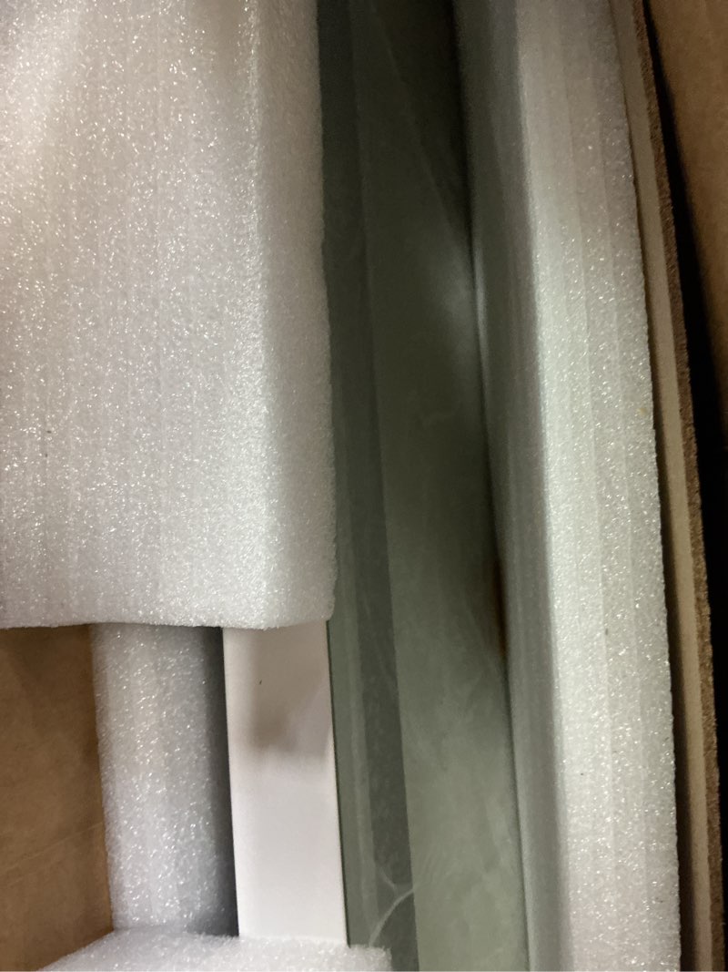 Condition photo showing Good Condition for Hasipu Vanity Mirror with Lights, 32" x 22" LED Makeup Mirror, Lighted Makeup Mirror with Dimmable 3 Modes, Touch Screen Control Vanity Mirror Square White White 32"L × 22"W