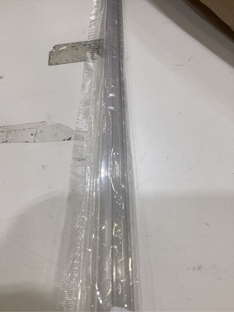 Condition photo showing New/Like New for Premium Frameless Shower Door Bottom Seal Strip for Glass Doors - Shower Door Seal Sweep (1/4”x 39”, Clear Vinyl)