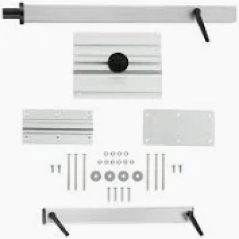 maXpeedingrods Aluminum Alloy Removable Table Leg RV, 360 Degree Rotation Lagun Table Mount Height A