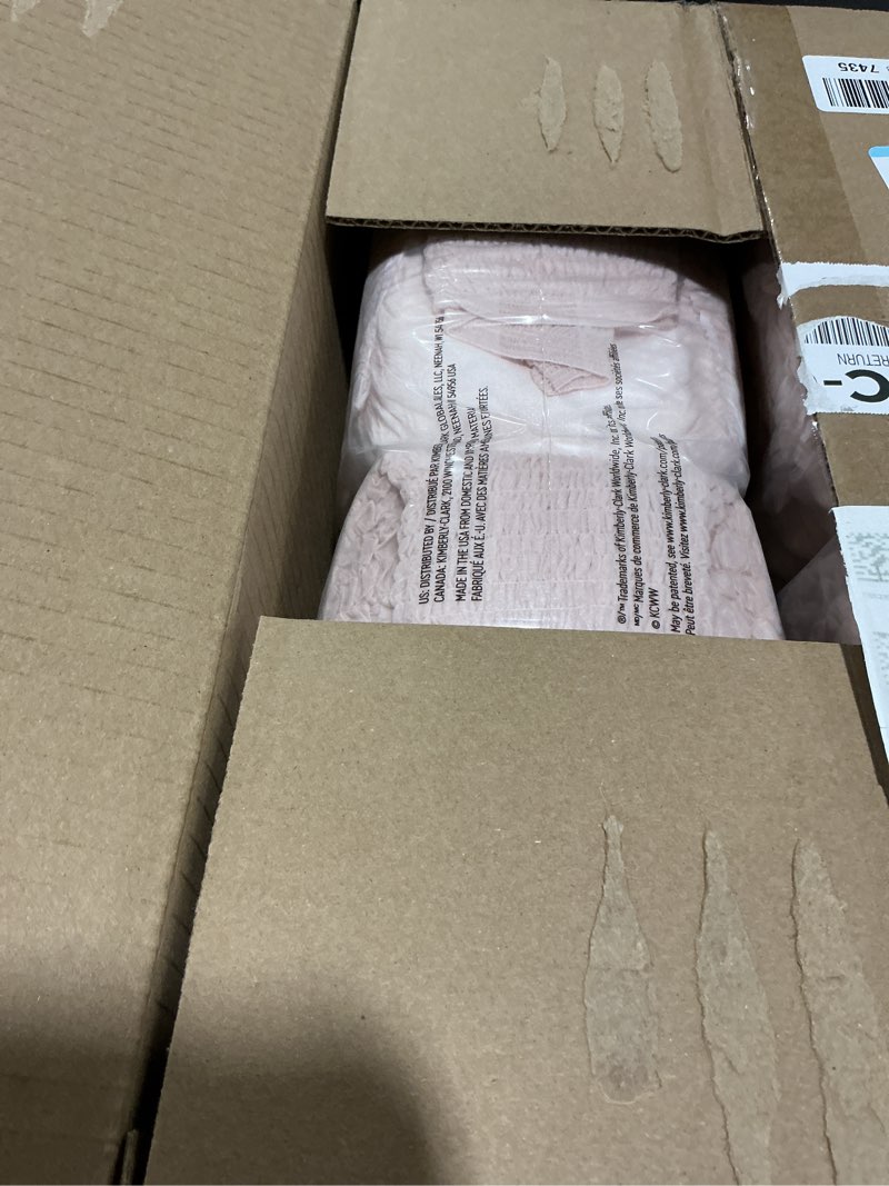 Condition photo showing New/Like New for depend night defense adult diapers, incontinence & postpartum bladder leak underwear for women, disposable, overnight, large, blush, 72 count, packaging may vary