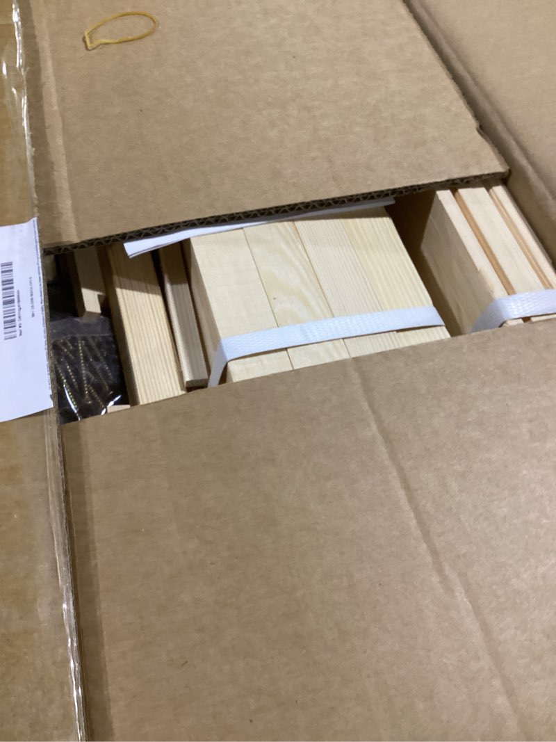 Condition photo showing As Is for beecastle 10-frames complete beehive kit, 100% beeswax coated bee hive includes beehive frames and beeswax coated foundation sheet (2 layer)