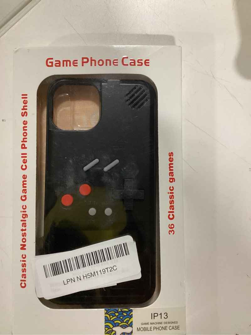 ERAKOLE Game Phone Case for iPhone 13 Retro Video Game Cover Funny Playable Design, Shockproof Prote