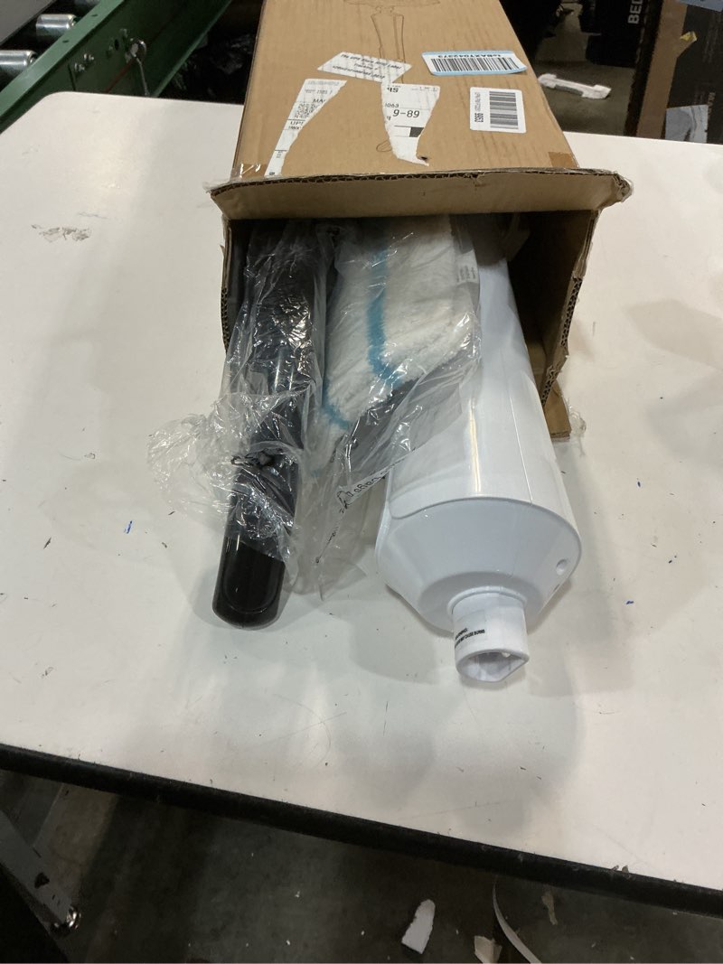 Condition photo showing Good Condition for Steam Mops for Floor Cleaning, 1300W Floor Steamer with Detergent Chamber, 25S Heat Up, Lightweight Steamer for Cleaning with 2 Washable Pads, Safe for Tiles, Upholstery, Carpet, Hardwood 360 ML Pure Black