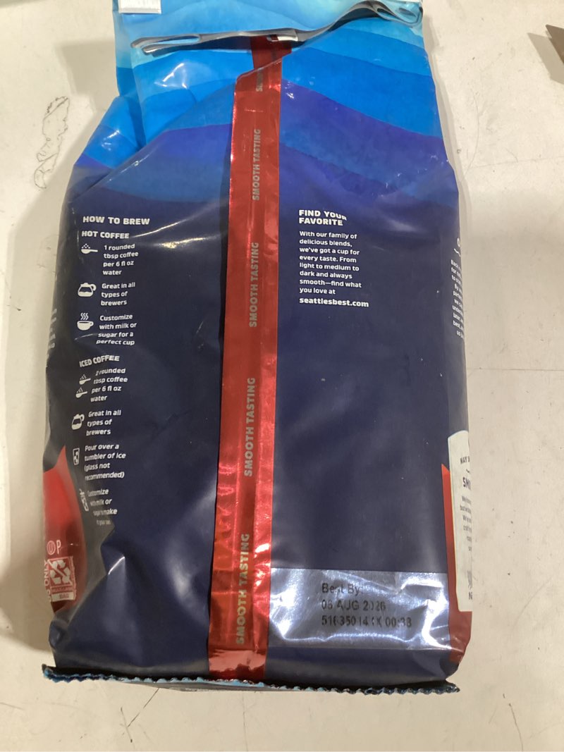 Condition photo showing New/Like New for Seattle’s Best Coffee, Dark Roast Ground Coffee, Post Alley, 100% Arabica, 1 Bag (20 oz) Post Alley Blend 20 Ounce (Pack of 1)