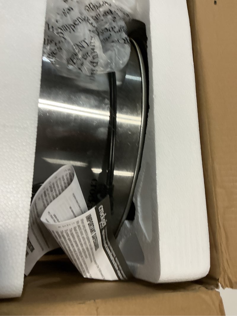 Condition photo showing As Is for crockpot scv700-ch-br slow cooker 7 quarts charcoal 7qt charcoal