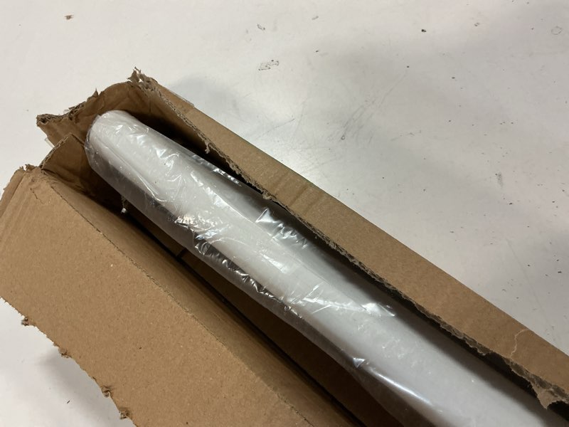 Condition photo showing Good Condition for ALLZONE Tension Curtain Rod for Windows,123 to 160 Inch, Heavy Duty Extra Long Curtain Rods, Non-Slip Bathroom Shower Tension Rod, Renter Friendly, Adjustable, Spring Loaded, White White 123-160 Inches