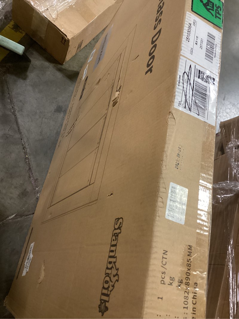 Condition photo showing New/Like New for Stanbroil Fireplace Glass Bi-fold Style Door, Black Finish, Small, Decorative Fireplace Screen Door for Fireplace Accessories Bi-Fold Small