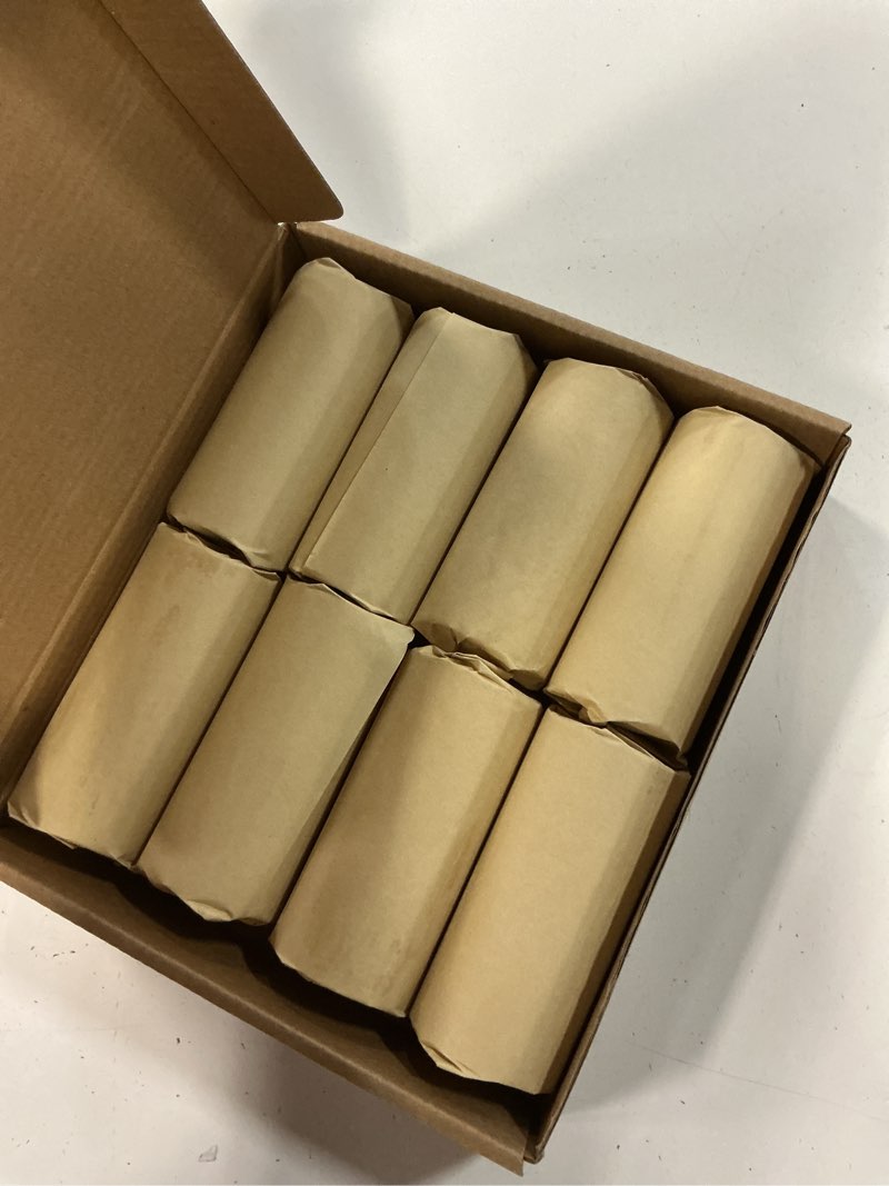 Condition photo showing New/Like New for 8 pack natural beeswax pillar candles,100% pure beeswax candles-280 hours long burning,unscented bees wax candle for home,prayer,emergency,dripless smokeless organic bees wax candle yellow-1 2x4in-8pack