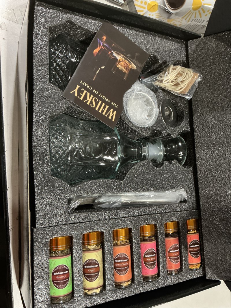 Condition photo showing New/Like New for Alcohol Infusion Kit,14 Natural DIY Whiskey Making Kit for Infusing Bourbon,Tequila, Rum with Custom Botanicals, Perfect Alcohol Infusion Kits Stocking Stuffers for Men for Men, Dad, Husband
