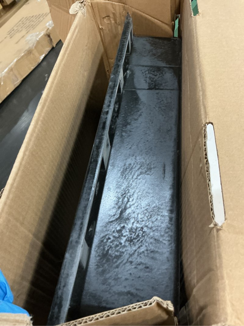 Condition photo showing As Is for Shower Niche SMC Material 40(20+14+6) X16in Niche for Shower Wall Shower Niches Ready for Tile Shower Niche Shelf Black