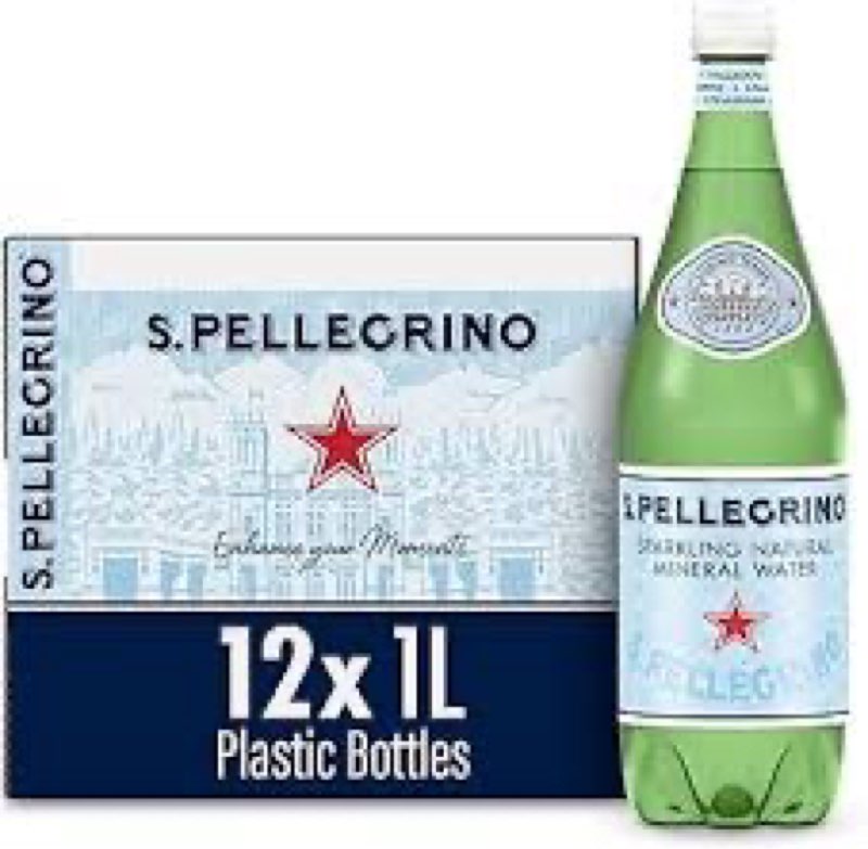 Sparkling natural mineral water 12X1L
