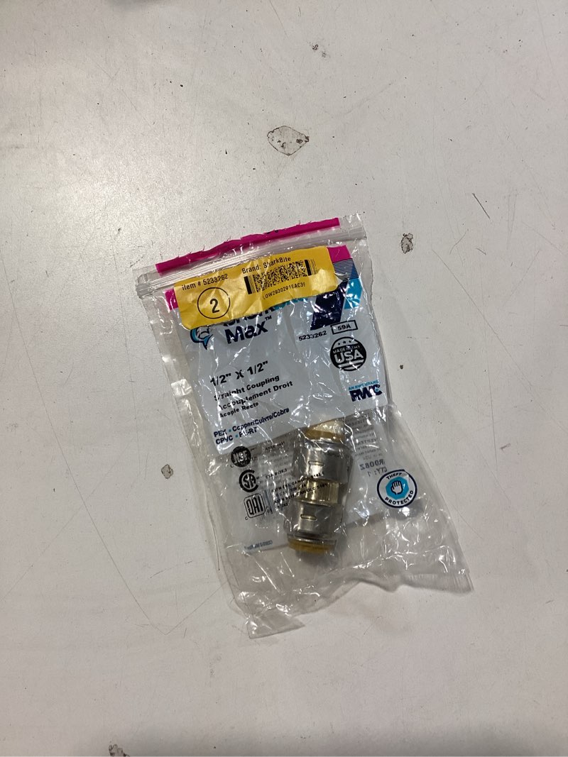 sharkbite max 1/2-in push-to-connect coupling