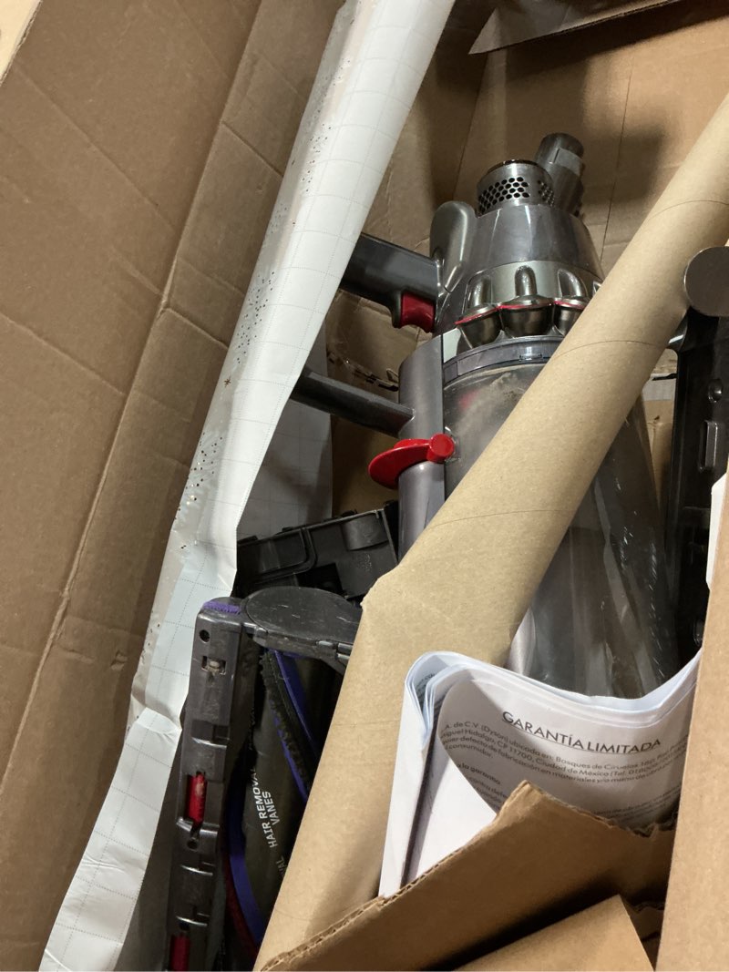 Condition photo showing As Is for Dyson V11 Cordless Stick Vacuum, Large, Nickel/Blue