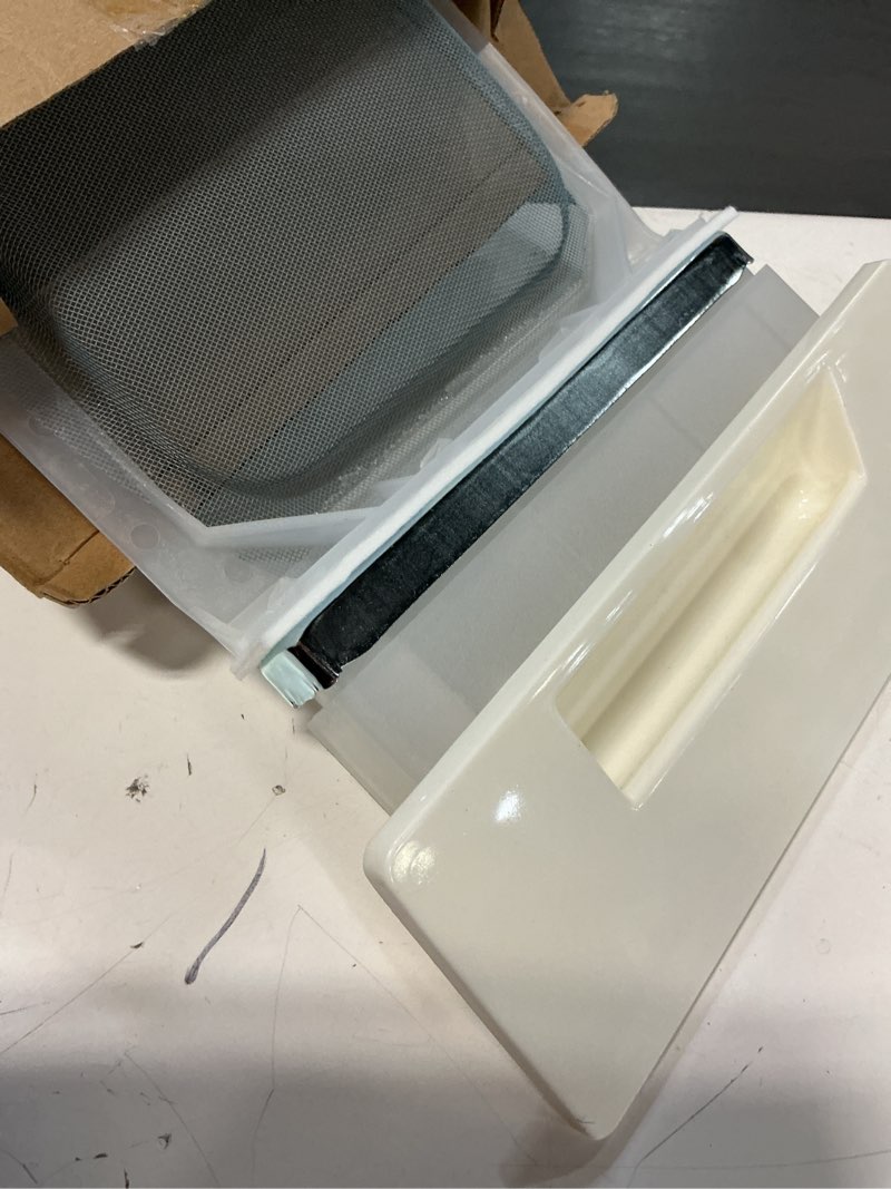 Condition photo showing Good Condition for ami parts w10717210 w11522758 dryer lint filter case screen replacement parts fit for whirl-pool, ken-more - repalce 348846, 348851, 689465, 8557857, 8557882, 8558463, 8559787, 8565972, etc