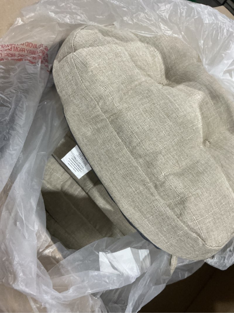 Condition photo showing Good Condition for iaseahk memory foam dining chair cushions, beige, 16.5"x16.5"x3.5"