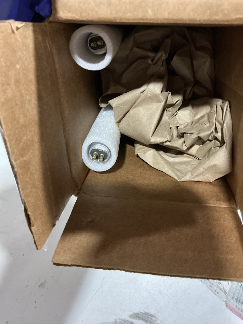 Condition photo showing As Is for (2 pack) sylvania 21316 - f13t5/cw 13 watt t5 linear fluorescent tube light bulb f13t5 13w temp 4200k alt to 4100k