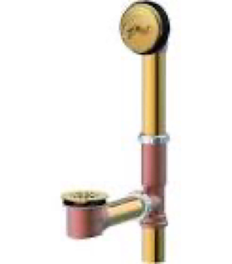 Gerber Classics Trip Lever 20 Gauge Drain for Standard Tub, Brushed Bronze
