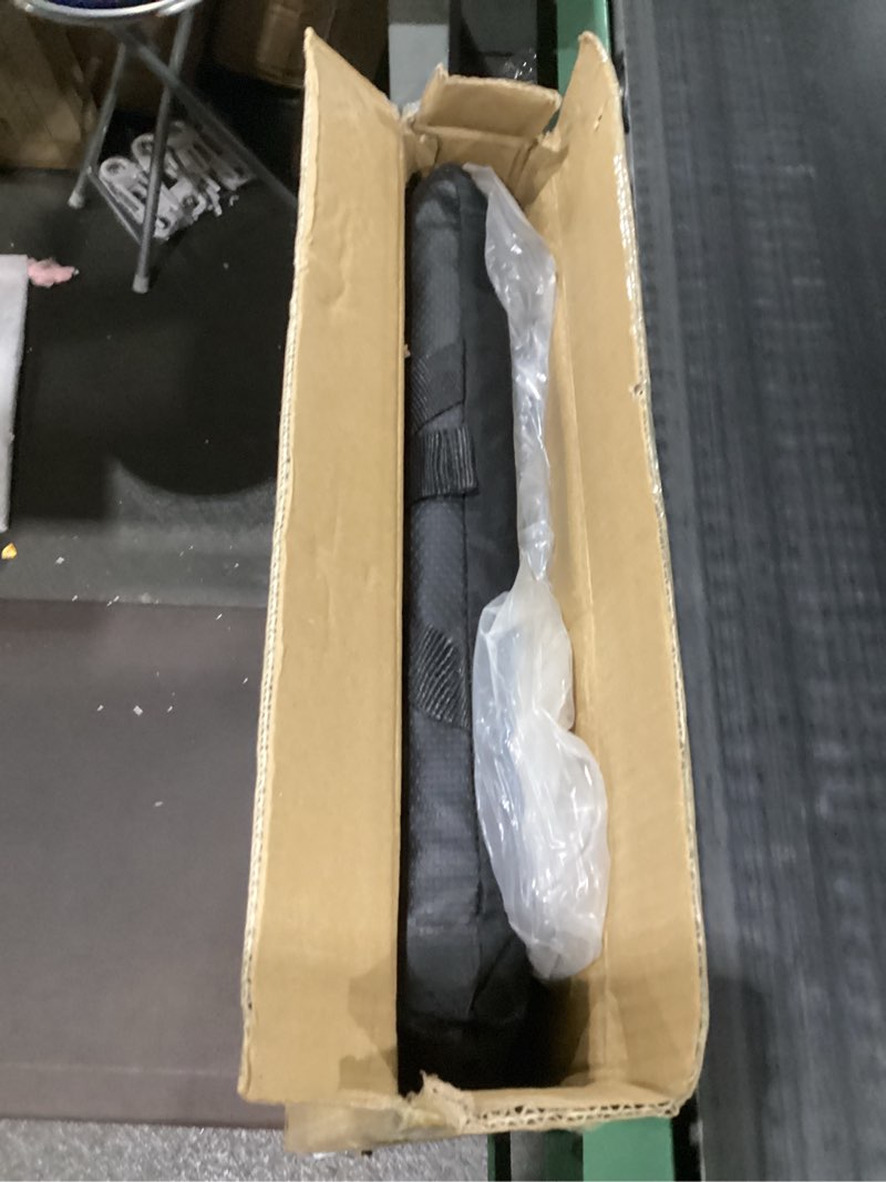 Condition photo showing Good Condition for lilypelle double heated stadium seat bleacher seat with back & arm support, portable 6 reclinng positions stadium seating for bleachers, bleacher seats for sports events, outing, travelling, hiking 21" w deep black 1