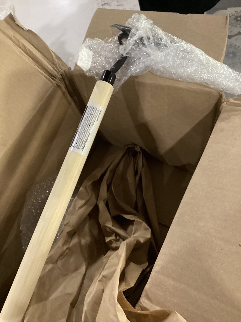 Condition photo showing Good Condition for kakuri japanese weeding tool long handle 38" for gardening - nejiri kama hoe stand up weeder sickle - sharp japanese steel blade & wooden handle - made in japan