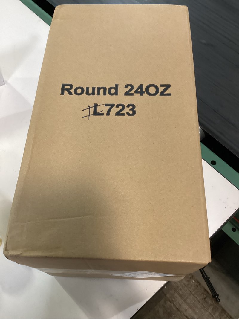 Condition photo showing New/Like New for 24 oz round food containers - 50 pack commercial, bpa-free, freezer/dishwasher safe - for salads, grain bowls & side dishes #723