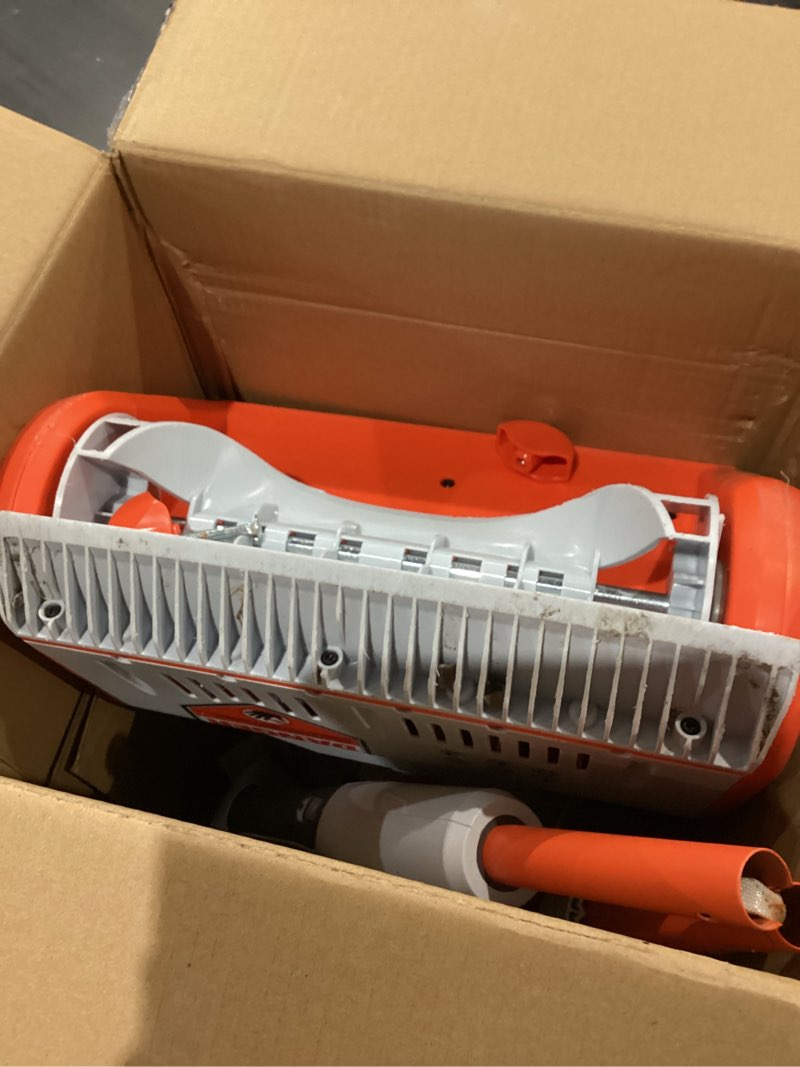 Condition photo showing As Is for litheli electric snow shovel cordless 20v, lightweight battery powered snow blower with 4.0ah battery, easy snow removal tool for driveways, sidewalks, patios and decks 20v snow shovel 13''