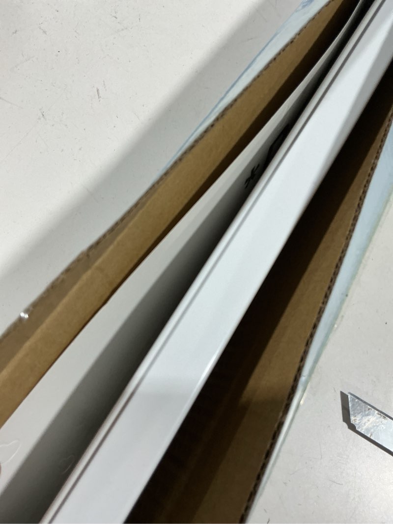 Condition photo showing As Is for FOCHIER F Laundry Drying Rack Wall Mounted Clothes Drying Rack Foldable with 5 Aluminum Rods and Drilling Template Long Screwdriver Bit 60 lbs Capacity (White, 40") White 40"