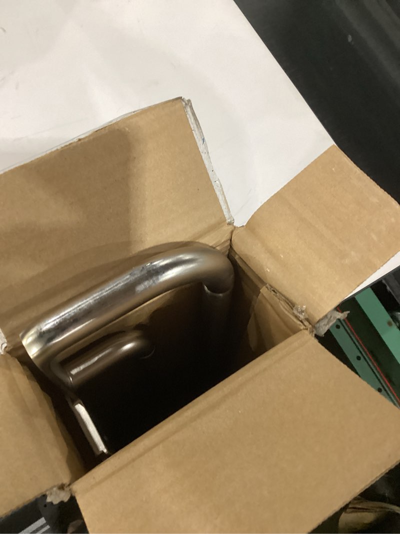 Condition photo showing Good Condition for umbra twilight double curtain rod set – wrap around design ideal for blackout or room darkening panels, 48 to 88 inches, nickel nickel 48" to 88"